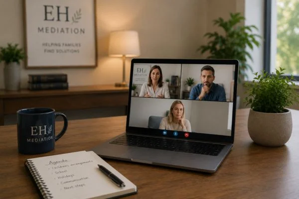 child access mediation Midsomer Norton online meeting.
